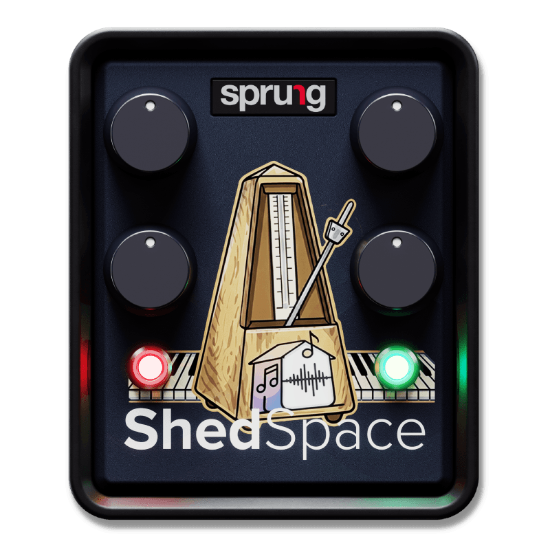 ShedSpace metronome and drone plugin on the Darkglass Anagram