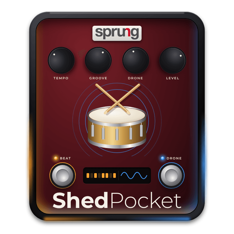 ShedPocket drummer plugin on the Darkglass Anagram